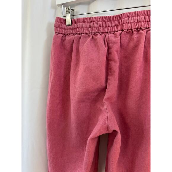 J. Crew Linen-Cotton Blend Coral Pants - Women’s Size 0 - Picture 12 of 15